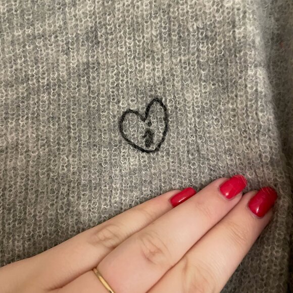 Sezane Gaspard Cardigan in Grey - Picture 4 of 5